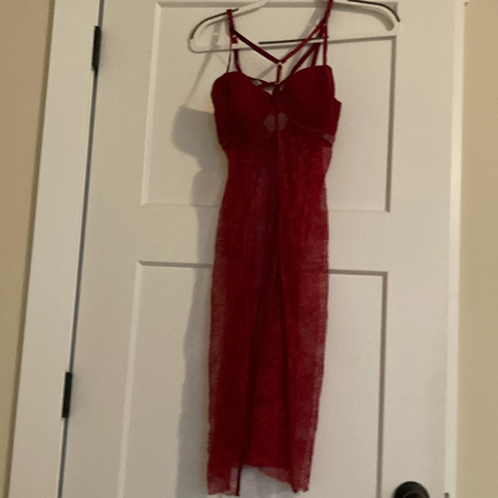 Victoria Secret lingerie. Like new. Red